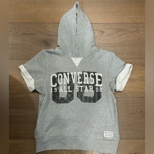 COPY - Converse Hoodie Short Sleeve Grey Boys Size Medium 10/12